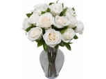 White Jewels - 12 Stems In Vase